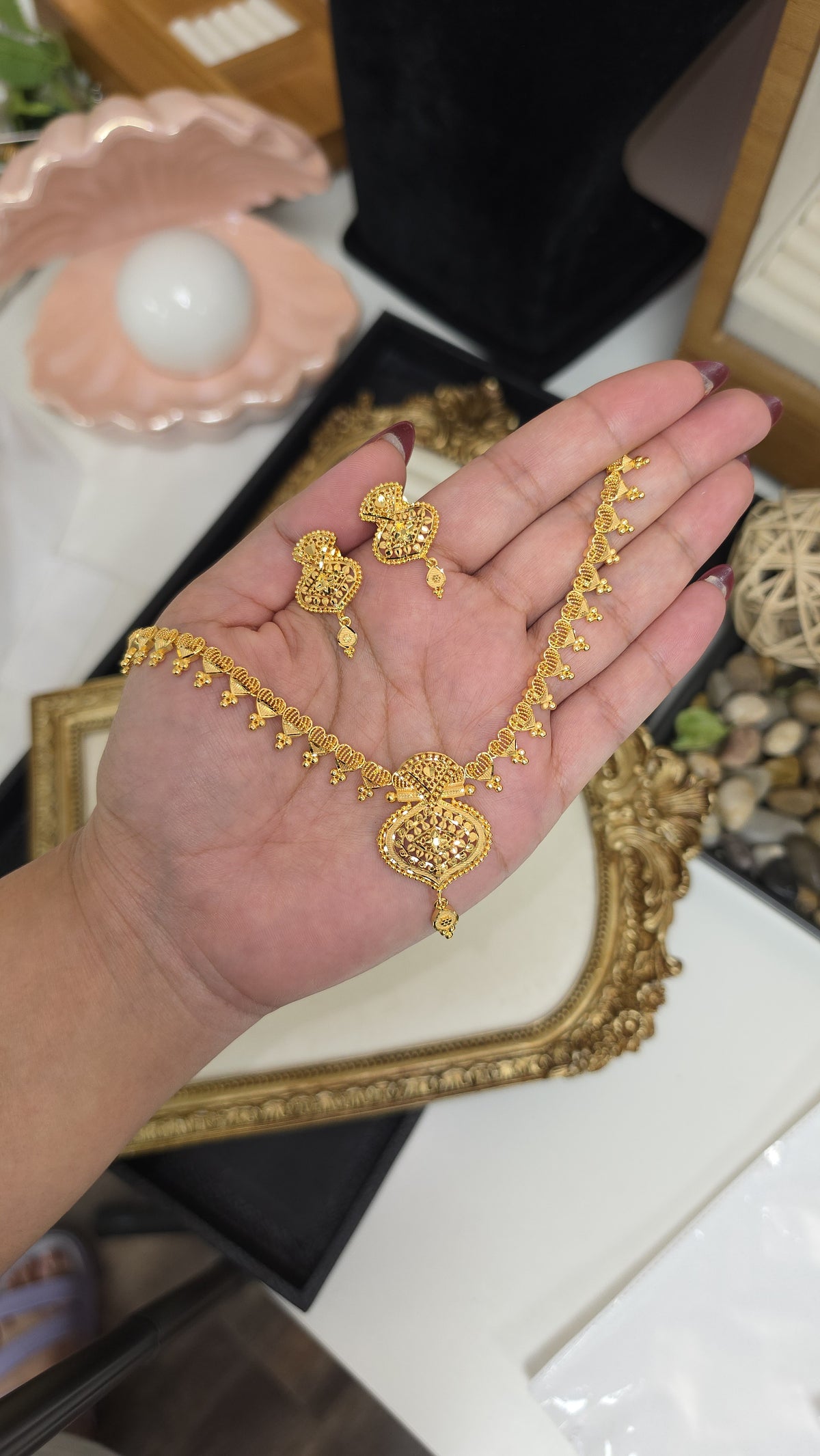 Jasmit gold plated set