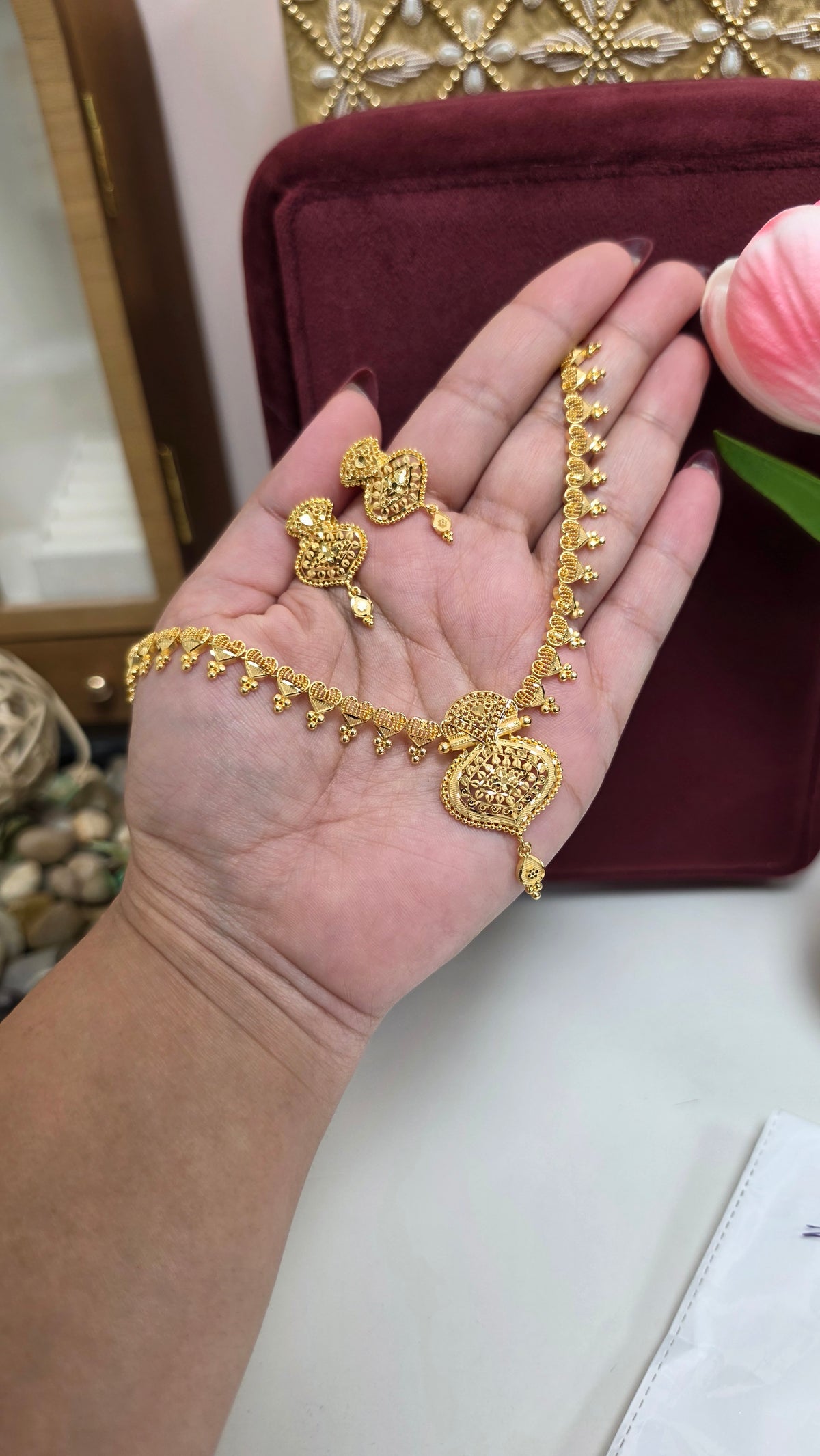 Jasmit gold plated set
