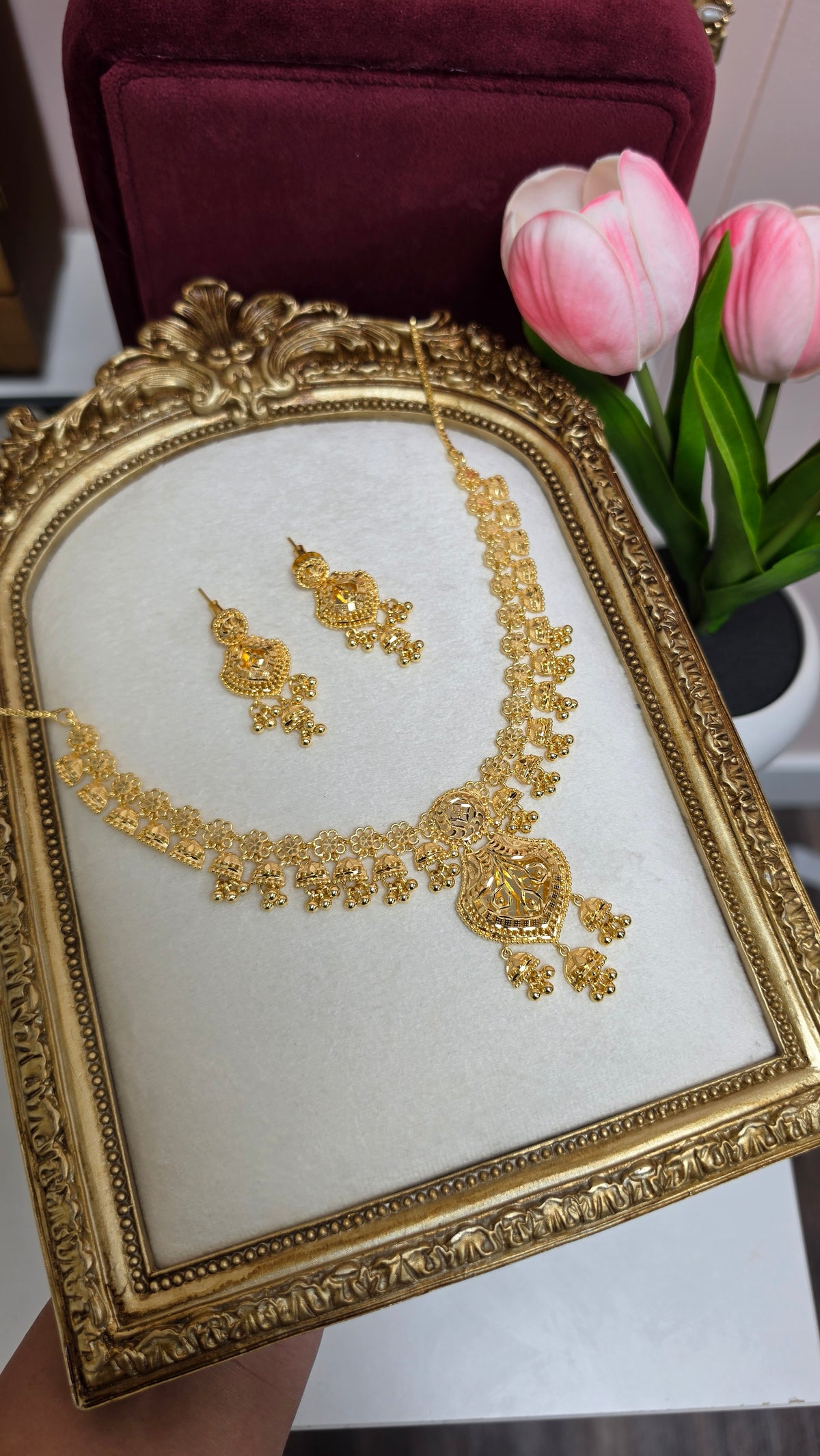 Yadleen gold plated set