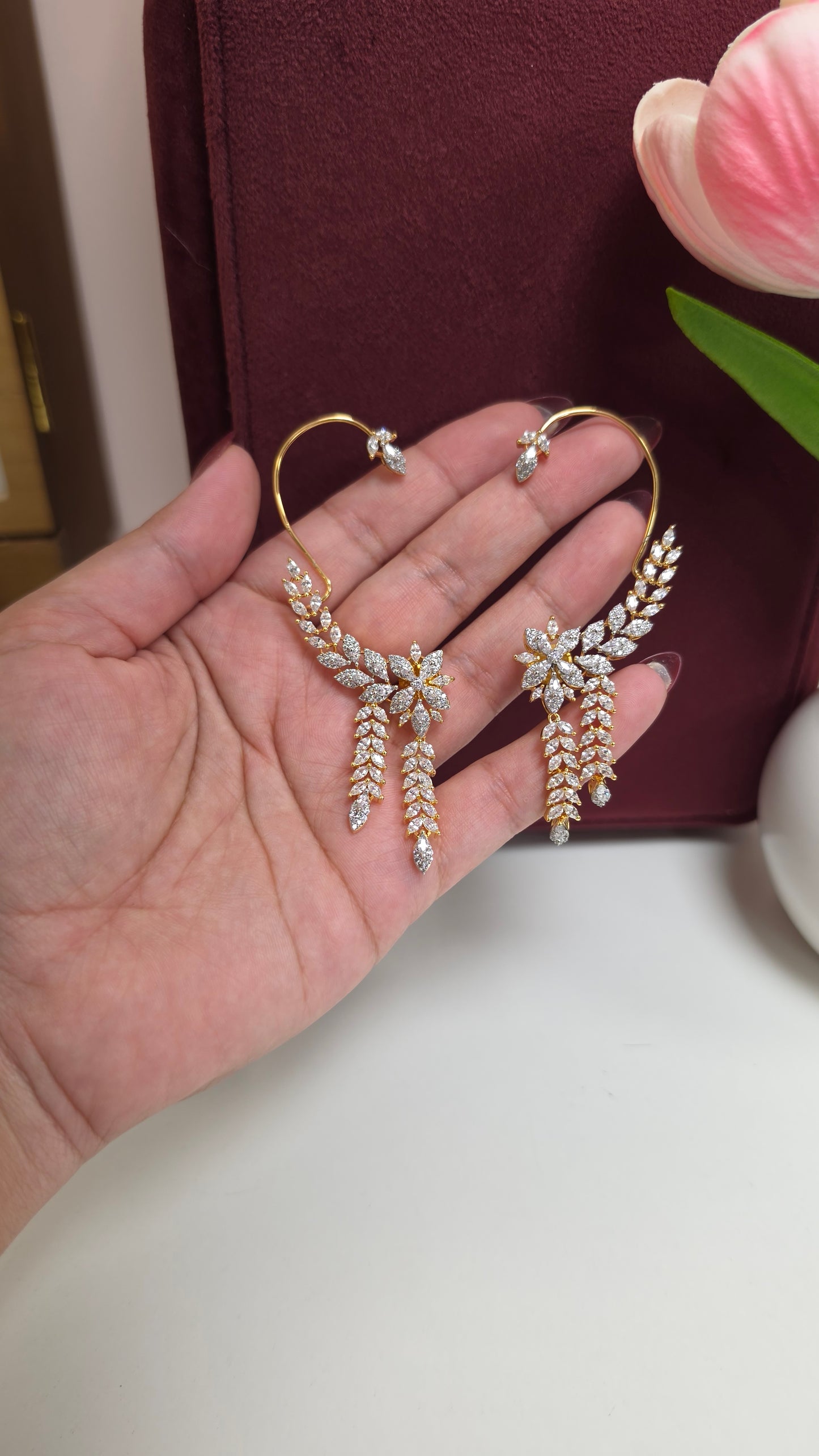 Myra cuff earrings