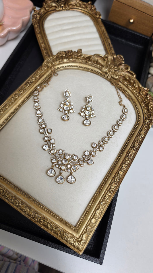 Anika premium kundan set