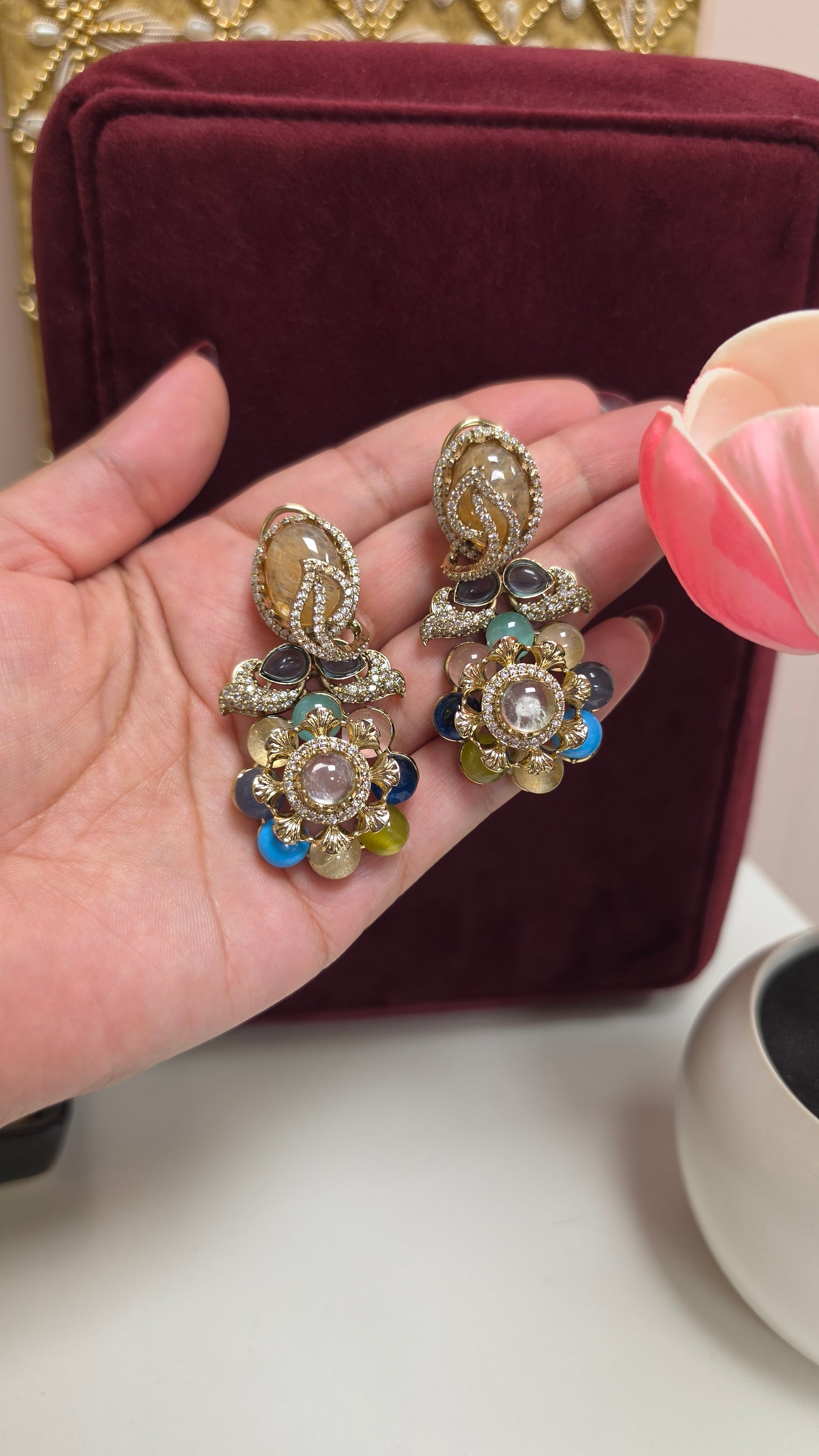 Hasika premium sabya inspired Earrings