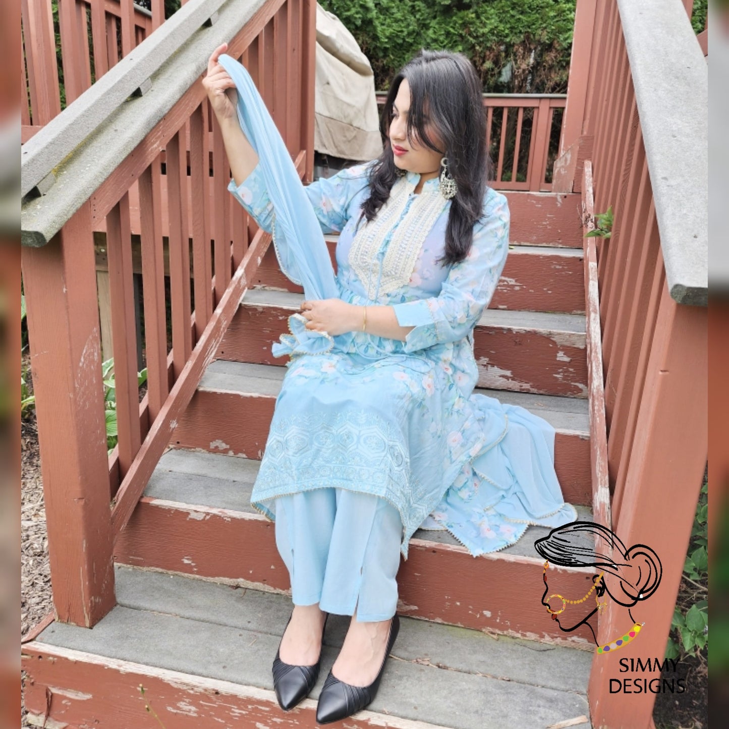 Nayra dupatta set