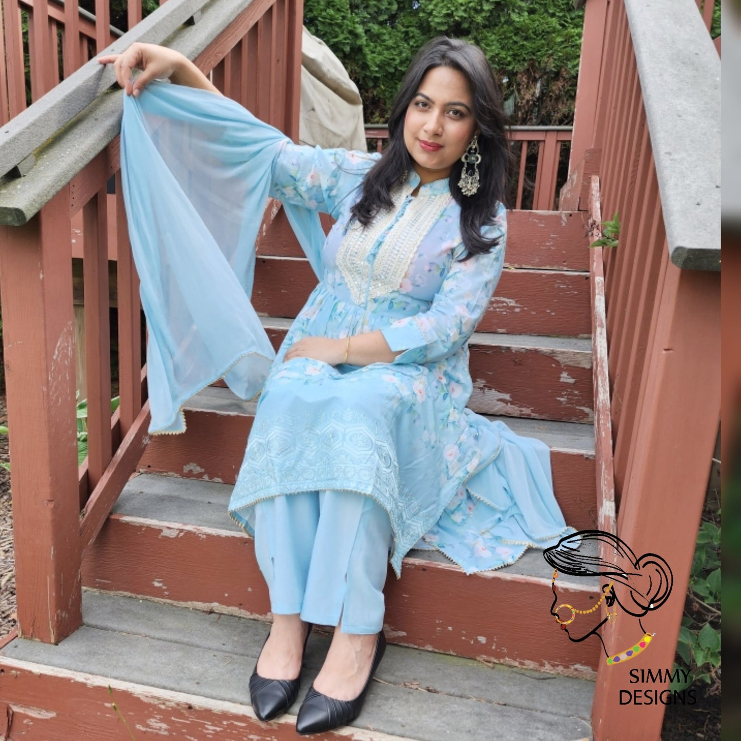 Nayra dupatta set