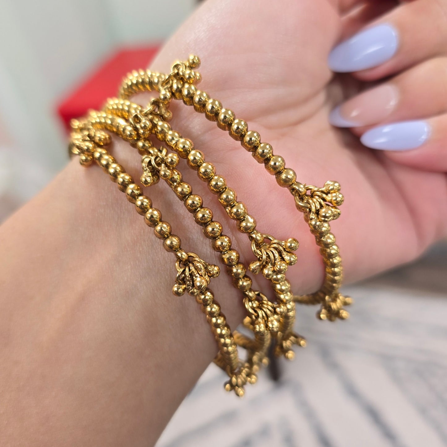 Pure brass made bangles set of 4