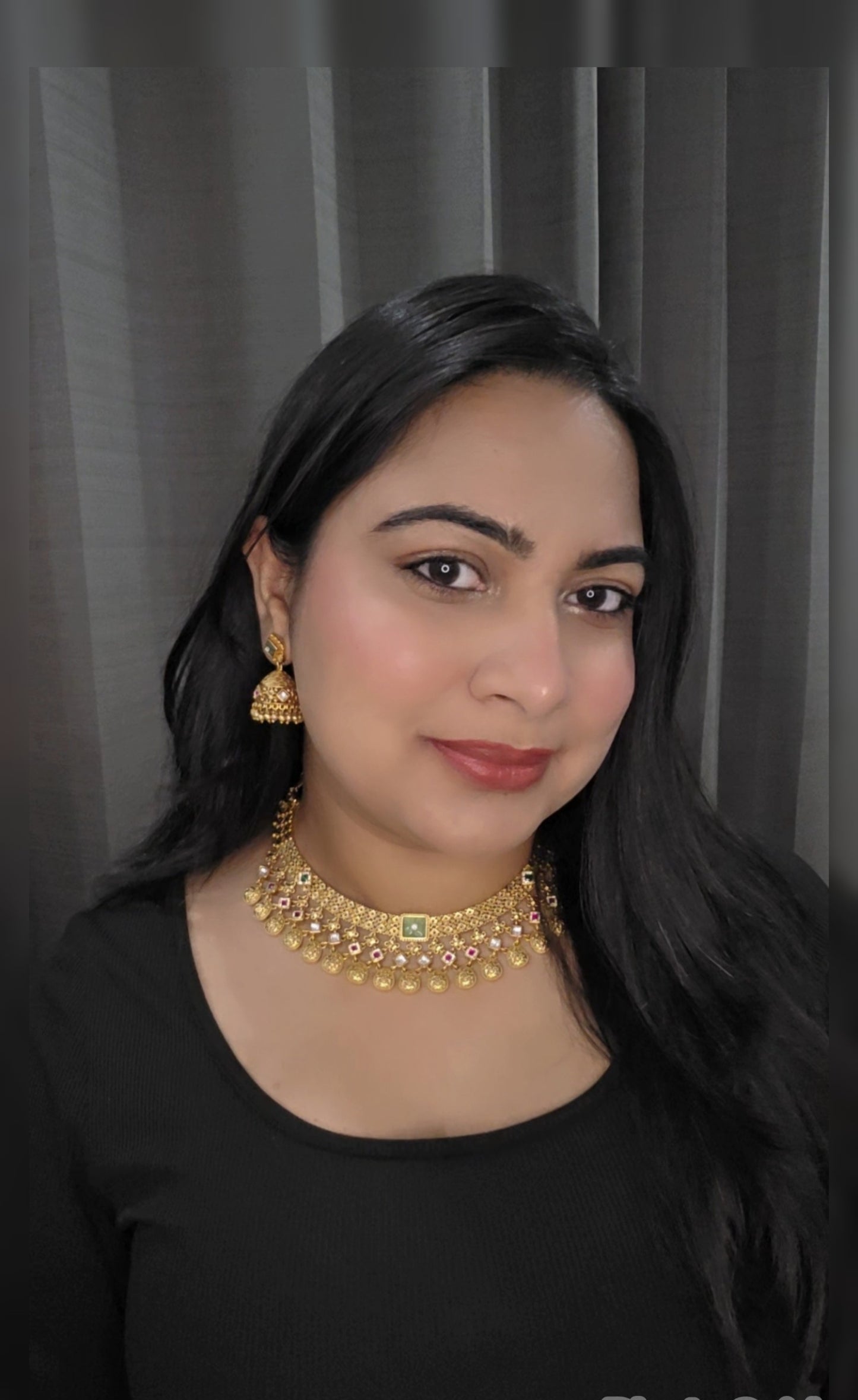 Ruhani heritage gold plated set