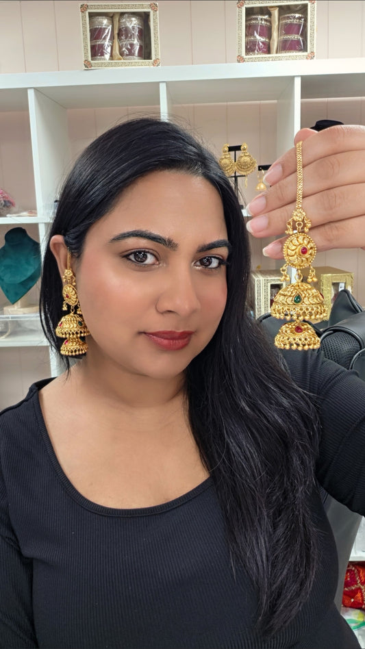Sirat premium gold plated earrings