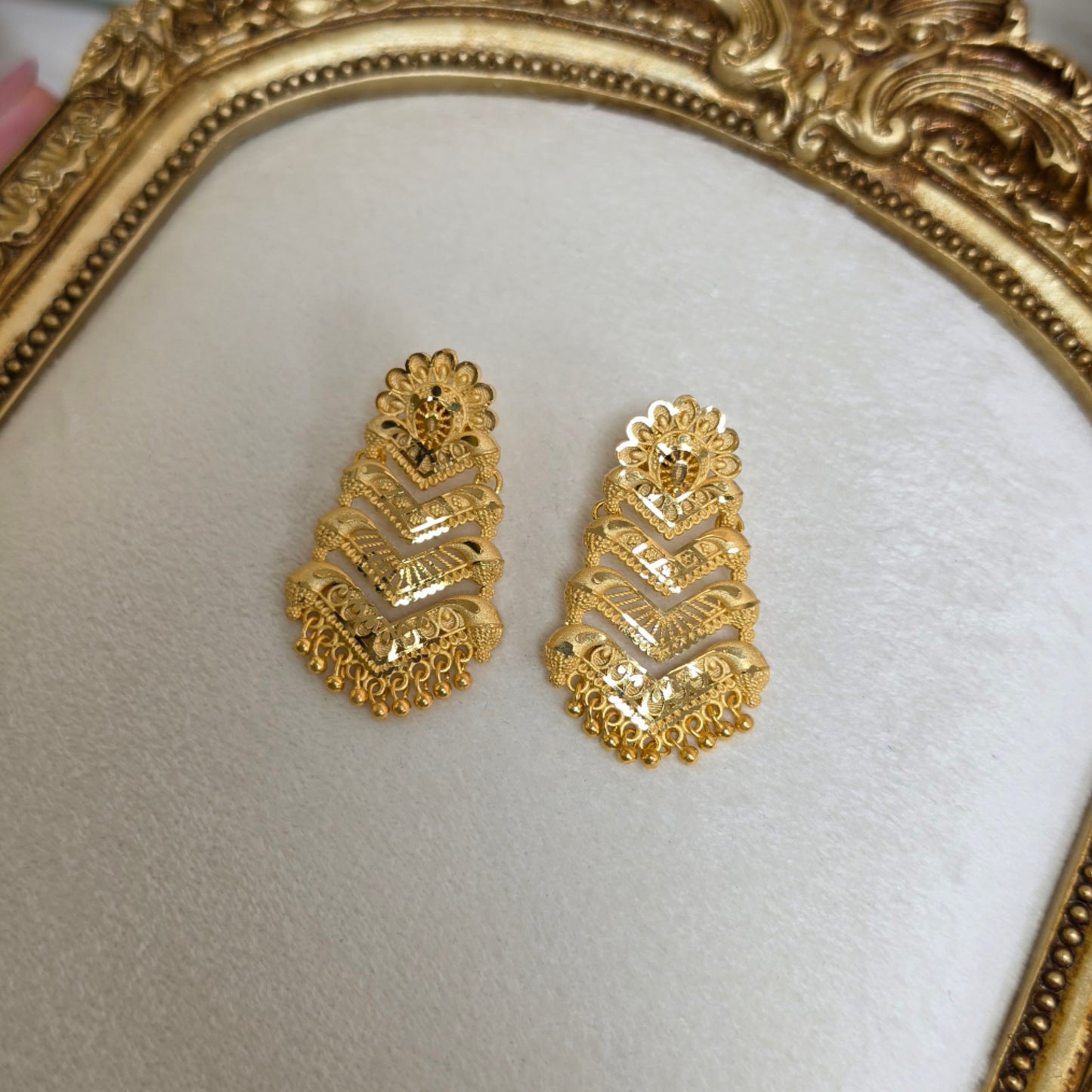 Tanuvi premium gold plated Earrings