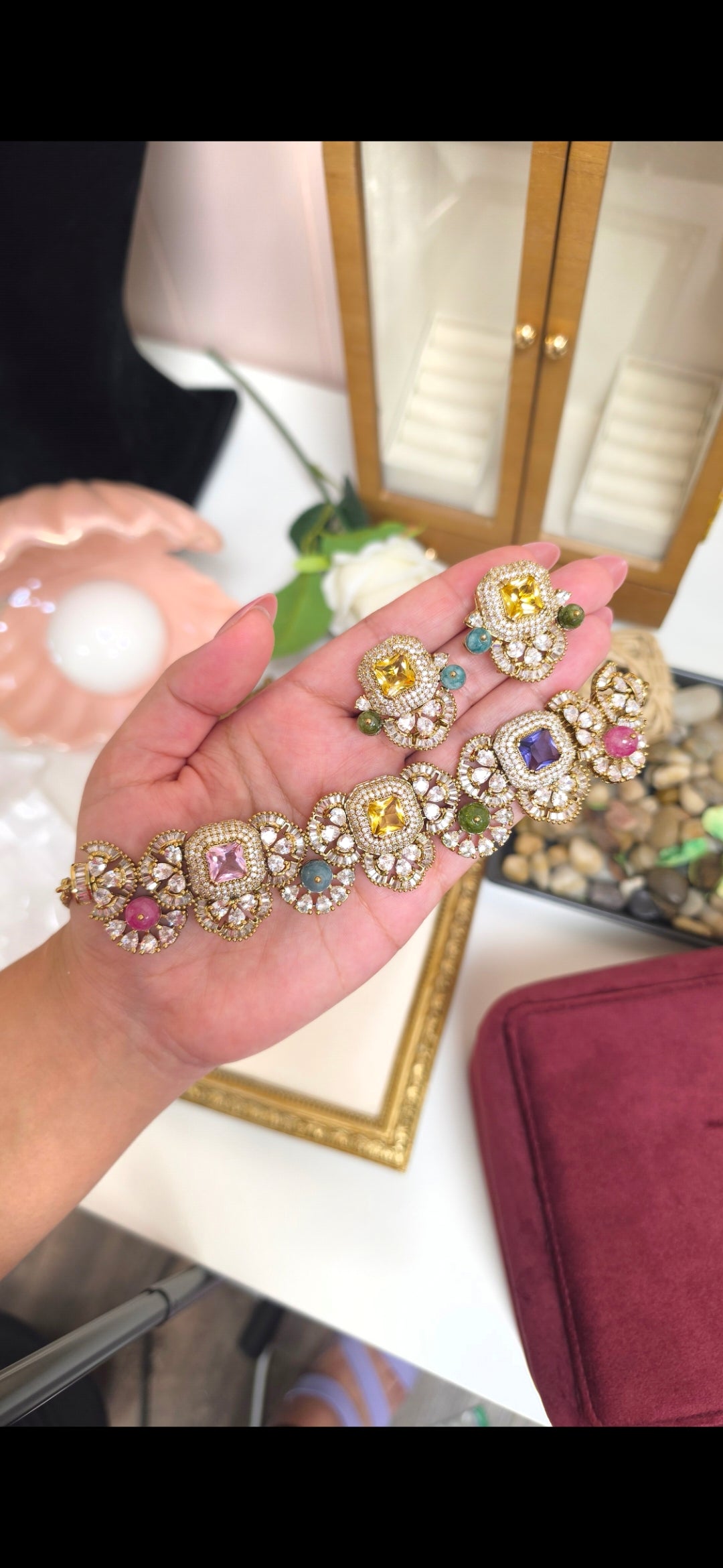 Savera premium choker set