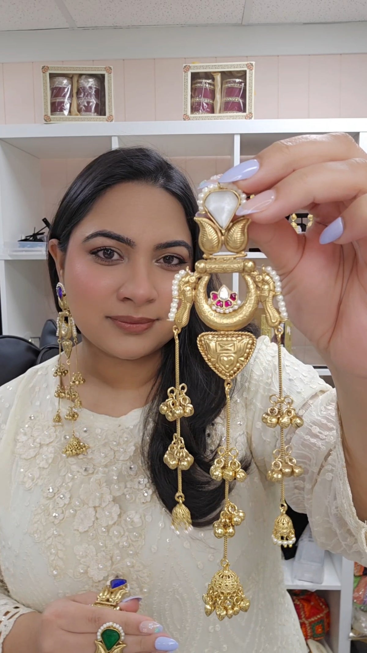 Noor kashmiri Earrings (Many colors)