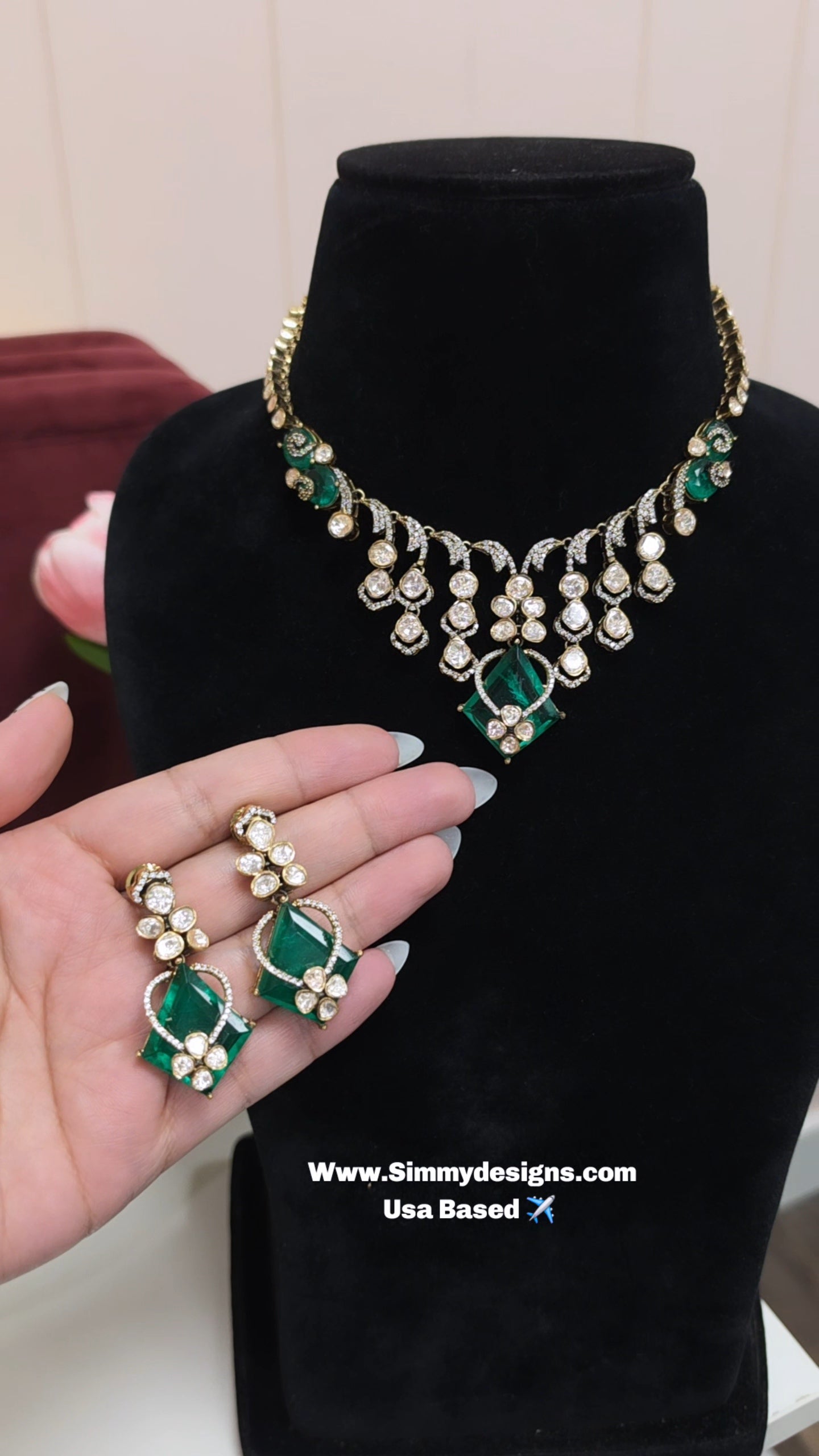 Ruhi premium kundan Set