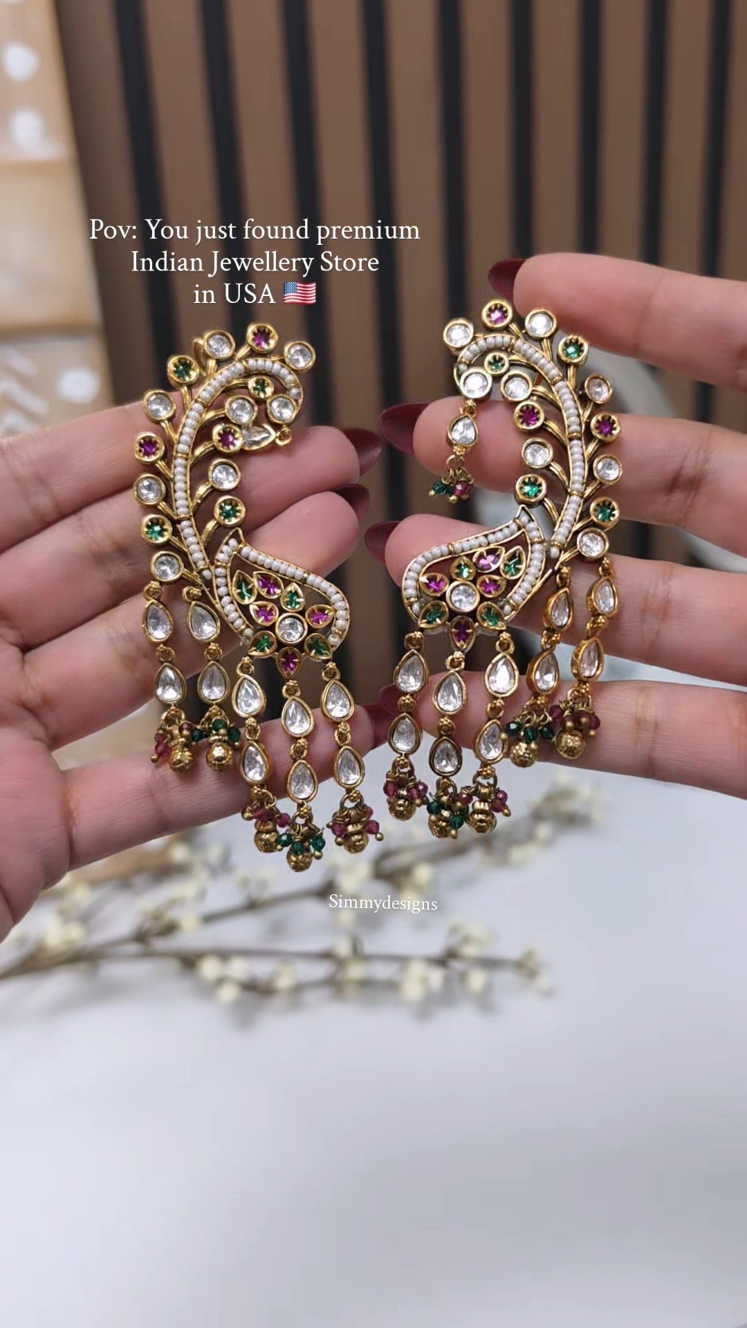 Arishfa cuff Earrings