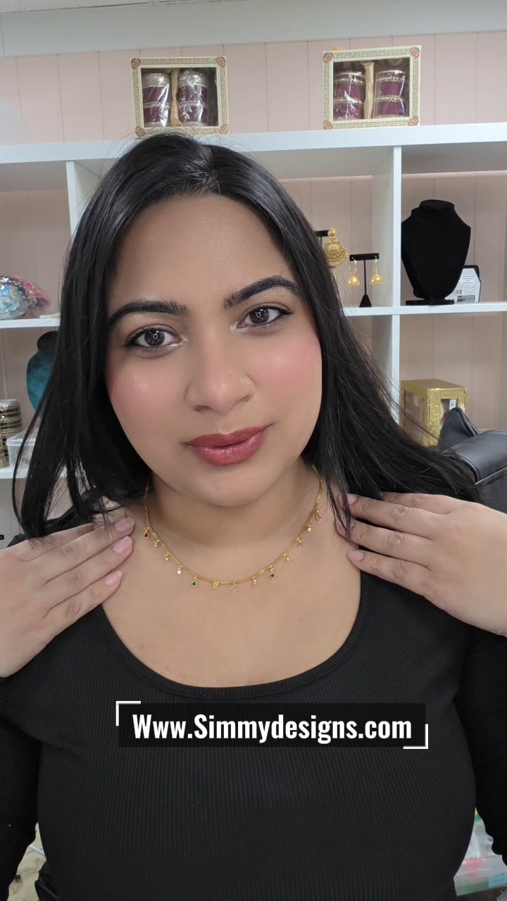 Benu gold plated chain necklace