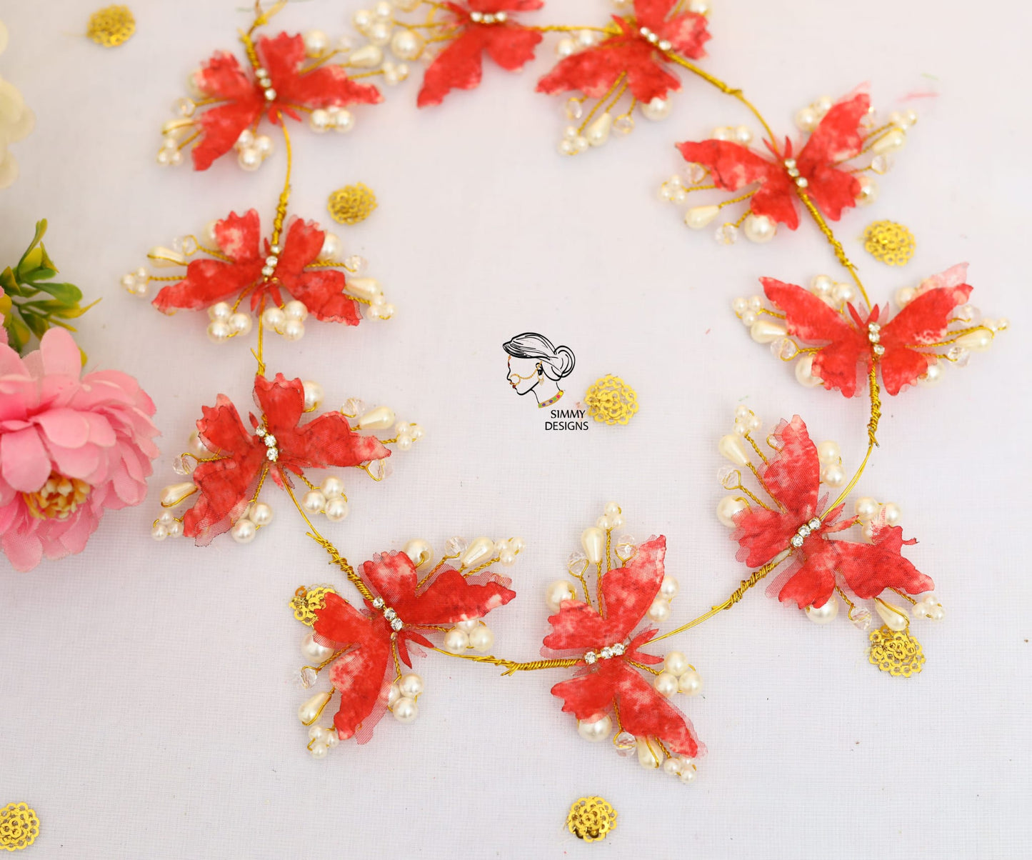 Floral hair accessory